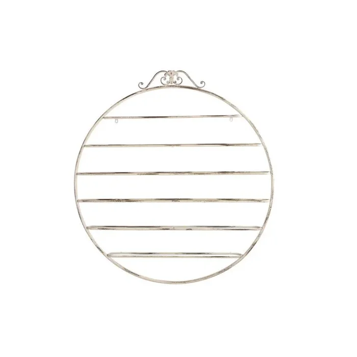 Botellero dkd home decor metal blanco (105 x 9,5 x 114 cm)