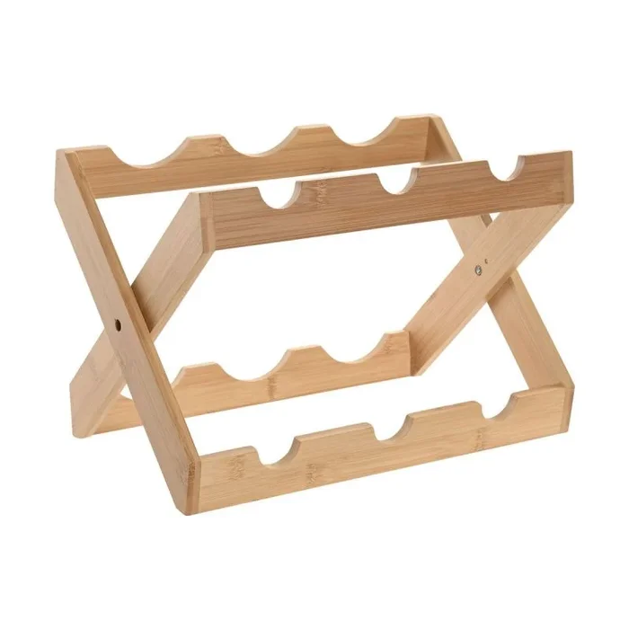 Botellero home esprit natural 35,5 x 20 x 29,5 cm