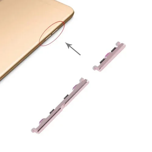 Botones Laterales Oppo R9S Plus (Dorado)