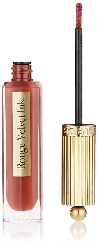 Bourjois Rouge Velvet Ink, Labial Líquido de Larga Duración 26 Haute Chocolate, Efecto Tattoo y Transferproof, 3.5 ml, Acabado Velvet y Colores Intensos
