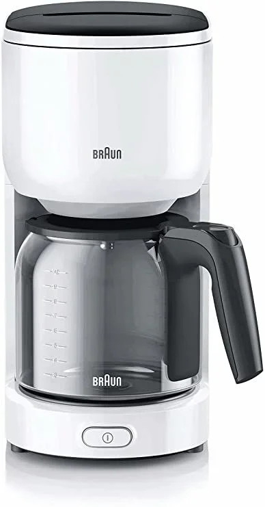 Braun, 1000 W, 10 Cups, Acrylonitrile Butadiene Styrene, Blanco