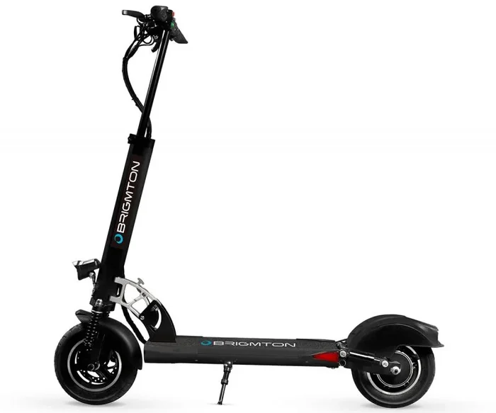 Brigmton bsk-1000 negro patinete elÉctrico motor 500w velocidad 30km/h autonomÍa 35km