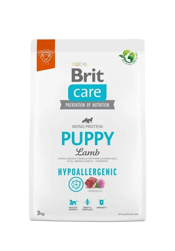 Brit care hypoallergenic puppy lamb – alimento seco para perros – 3 kg
