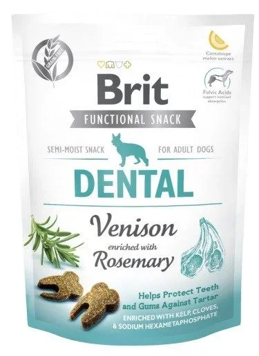 Brit functional snack dental venison – golosina para perros – 150g