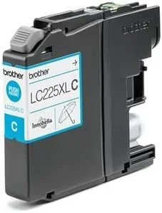 Brother LC225XLC cartucho de tinta 1 pieza(s) Original Alto rendimiento (XL) Cian