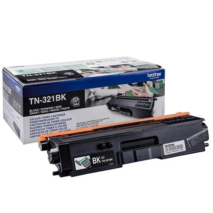 Brother TN-321BK cartucho de tóner 1 pieza(s) Original Negro