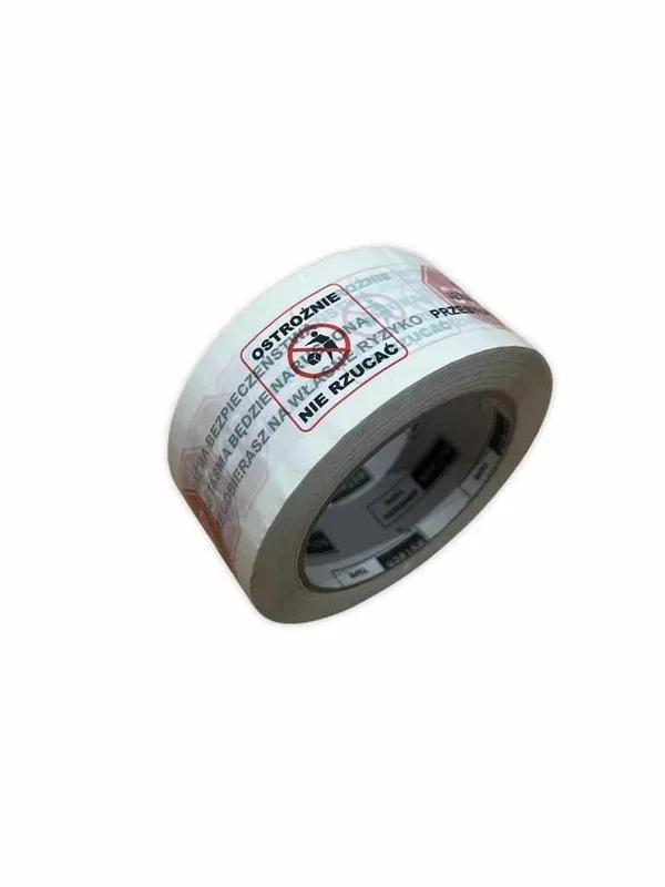 Bstech printed adhesive tape 48 mm x 100 m ‘stop safety tape’