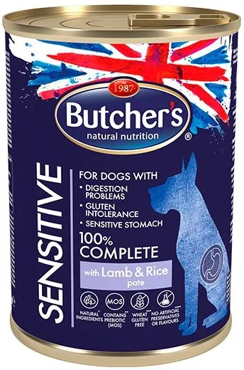 Butcher’s Pet Care Sensitive Cordero, Arroz Adulto 390 g
