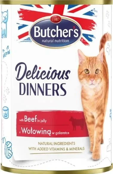 Butcher’s superior z wołowiną, kaczką i zielonym groszkiem – kawałki w galaretce 400g