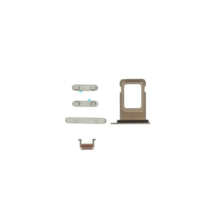 Button set for iphone xs max gold