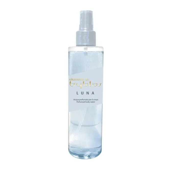 Byblos Luna Body Spray, fragancia femenina, bienestar diario, aroma refrescante y duradero, ingredientes de alta calidad, 250 ml