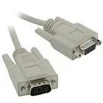 C2G 2m HD15 M/F SVGA Cable cable VGA VGA (D-Sub) Gris
