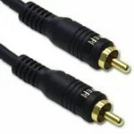C2G 5m Velocity Bass Management Subwoofer Cable cable de audio RCA Negro