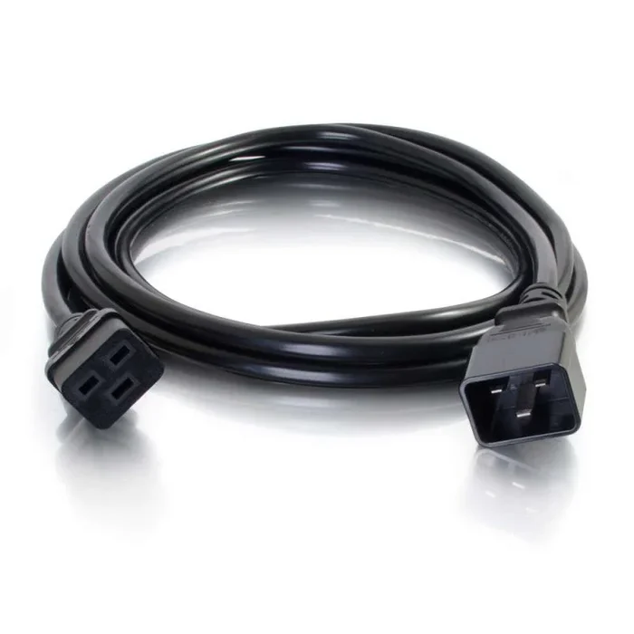 C2G 80622 cable de transmisión Negro 1 m C20 acoplador C19 acoplador