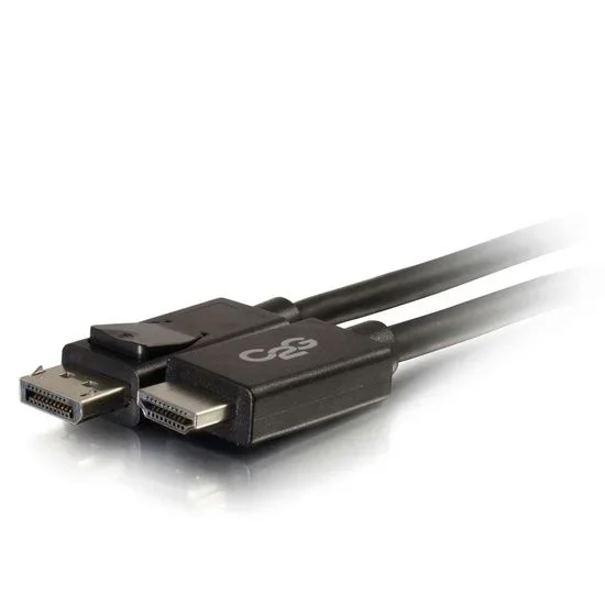 C2G Cable adaptador macho de DisplayPort a HD macho, 3 m, negro