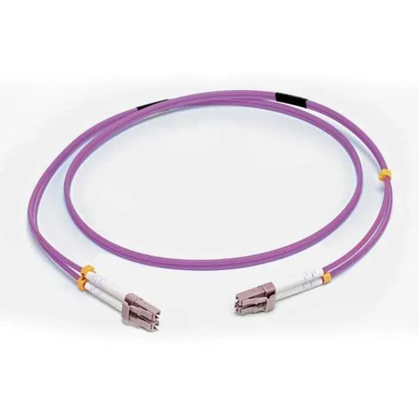 C2G CABLE DE FIBRA LC/LC OM4 LSZH DE 1 M – VIOLETA
