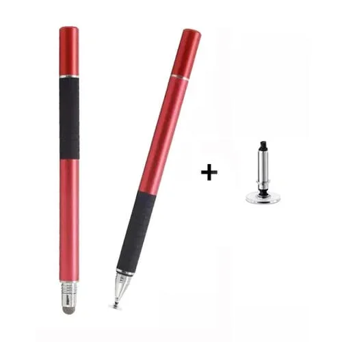 Cabezal De Tela Conductora AT-31 + Lápiz Capacitivo Precisión 2 en 1 (Rojo)