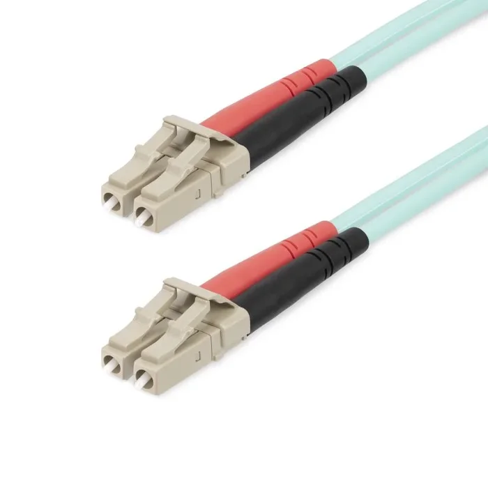 Cable 20m de Fibra Óptica Multimodo Dúplex LC/UPC a LC/UPC OM4 – LSZH – 50/125µm – LOMMF/VCSEL – para Redes de 100G – Low Insertion Loss – LSZH