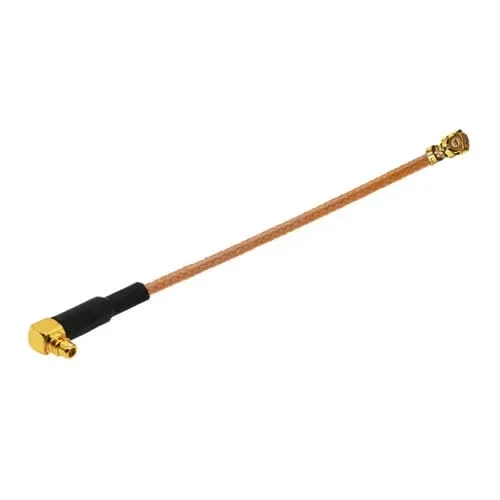 Cable Adaptador Ipx Hembra a Gg1736 Mmcx Hembra Codo Rg178, Longitud 15 cm