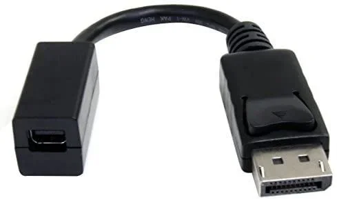 Cable de 15cm DisplayPort a Mini DisplayPort – de Vídeo 4K x 2K UHD – Cable de Extensión DP a mDP 1.2