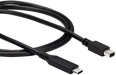 Cable de 1m USB-C a Mini DisplayPort – 4K 60Hz – Negro – Adaptador USB 3.1 Tipo C a mDP