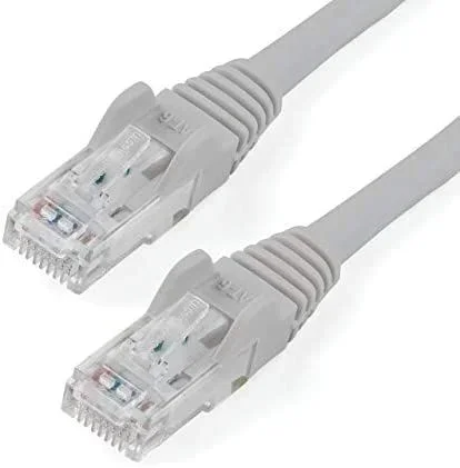 cable de 5m gris de red gigabit cat6 ethernet rj45 sin enganche – cable patch snagless macho a macho,garantia lifetime