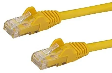 cable de 7m amarillo de red gigabit cat6 ethernet rj45 sin enganche – latiguillo utp snagless,garantia lifetime