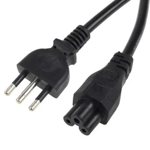 Cable de Alimentación CA para Portátil Italiano de 3 Puntas, 1,8 Metros