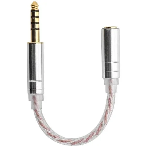 Cable de Audio Balanceado ZS0156 Macho 4.4 mm a Hembra 3.5 mm Interconversión