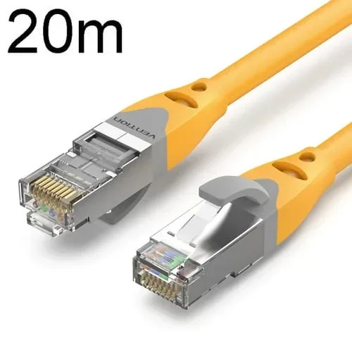 Cable de Banda Ancha Cat6 Gigabit Ethernet con Doble Blindaje de Alta Velocidad 20M