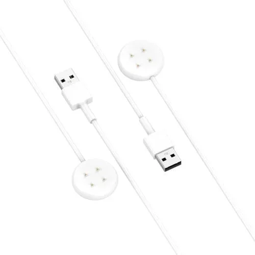 Cable de Carga Magnético para Fitbit Ace Lte con Interfaz Usb-A (Blanco)