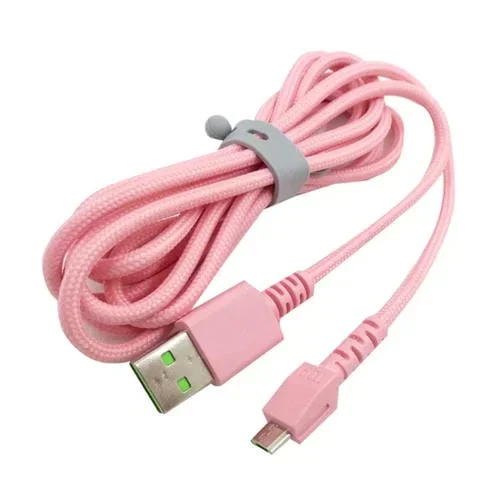 Cable de carga para mouse inalámbrico Razer Naga Viper Pro Viper V2 (Rosa) profesional