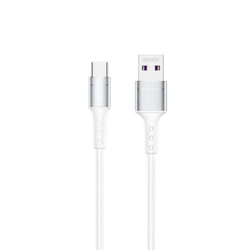 Cable de carga rápida Remax Rc-198A Chanking Ii Series 5A USB A a USB-C 1M (Blanco)