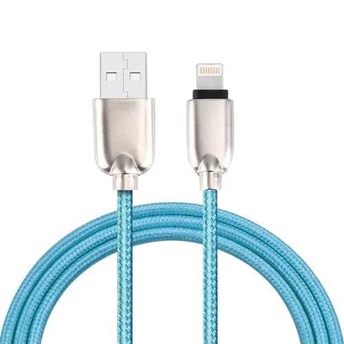 Cable de carga y sincronización USB 8 Pin 108 núcleos de cobre (Azul)