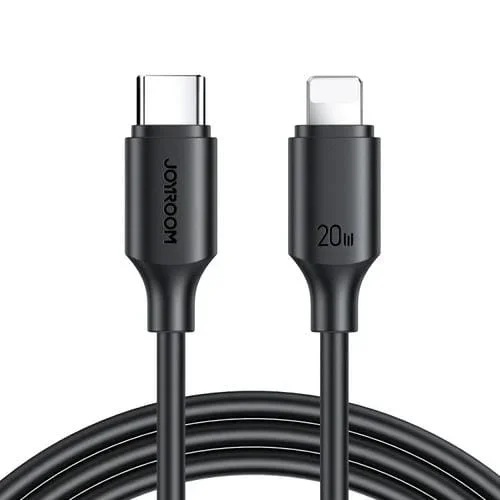 Cable de Datos Joyroom S-Cl020A9 20W Usb-C a Type-C 8 Pines Carga Rápida 1 m (Negro)