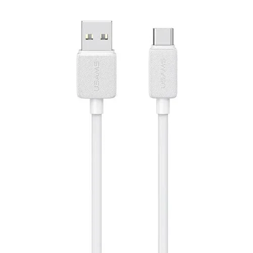 Cable De Datos Usams Us-Sj688 USB A a USB-C Carga Rápida 3A 2 M (Blanco)