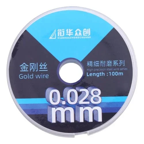 Cable de Diamante Curvo Separación de Pantalla LCD 0,028mm x 100 M