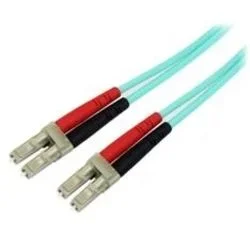 Cable fibra optica duplex multimodo om3 50 – 125 lc – lc libre de halogenos 20m