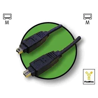 Cable firewire 6pm-6pm 1,8m ieee1394/firewire