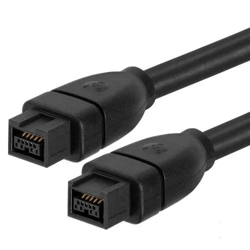 Cable Firewire 800 Ieee1394B Macho 9 Pines a 9 Pines 1,8 m (Negro)