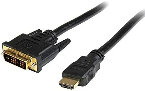 Cable HDMI a DVI 1m – DVI-D Macho – HDMI Macho – Adaptador – Negro