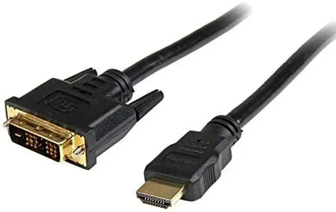 Cable HDMI a DVI 5m – DVI-D Macho – HDMI Macho – Adaptador – Negro