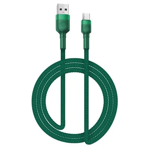 Cable Micro USB 5A Tatto de Belleza Carga 1M (Verde)