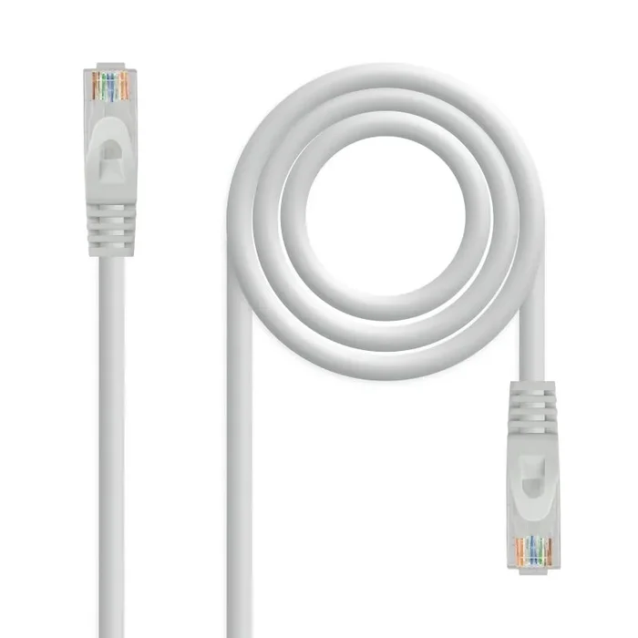 Cable Red Latiguillo RJ45 UTP Cat6a LSZH CU AWG24 10m GRIS