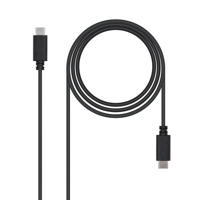 Cable Usb-c 2.0 A Usb-c 1,5m Blanco Nanocable 10.01.2301-l150-w