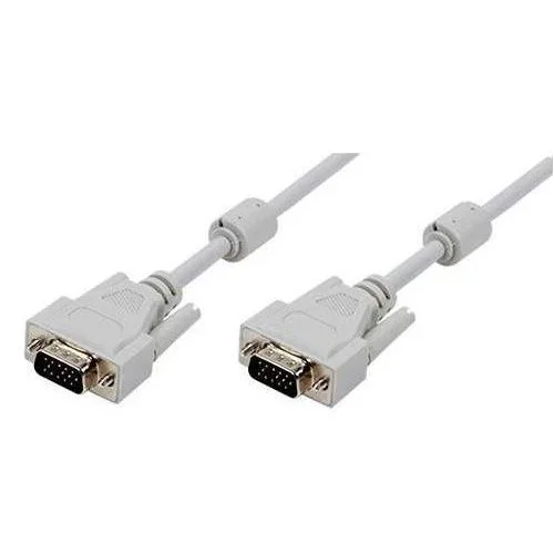 Cable vga hdb15m/hdb15m 5,0m. inyectado, calidad premium