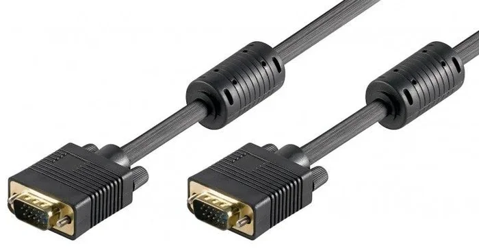 Cable VGA Monitor Macho-Macho Ferrita 3+4 10mts