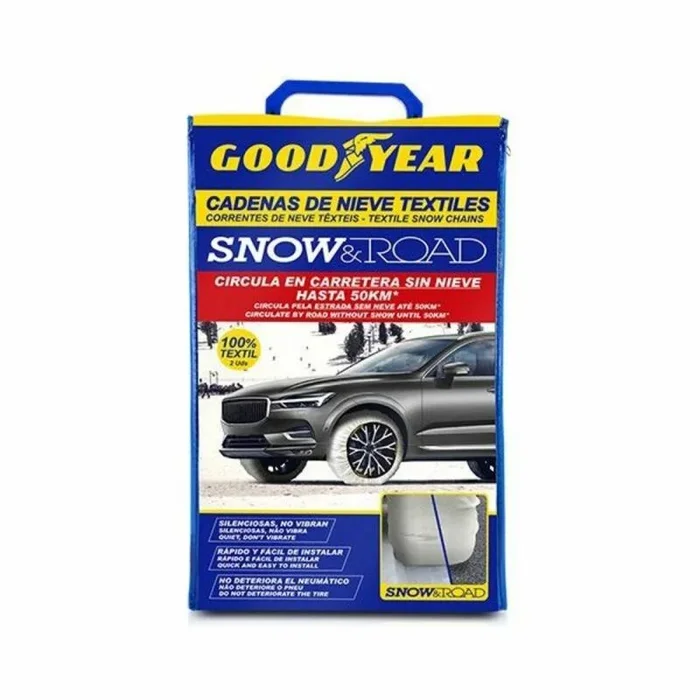 Cadenas de nieve de coche goodyear snow & road (l)