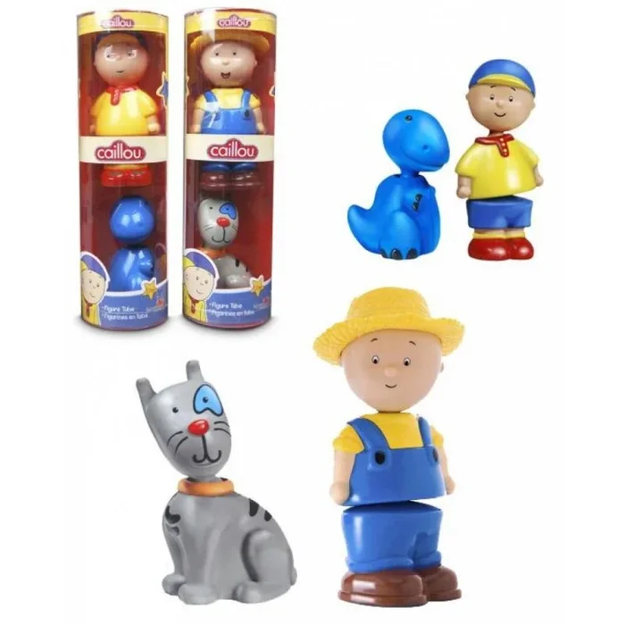 Caillou tubo con 2 figuras