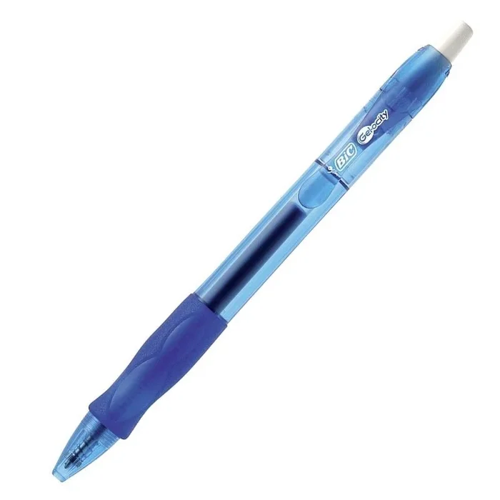 Caja de bolígrafos de tinta de gel bic gelocity 829158/ 12 unidades/ azules